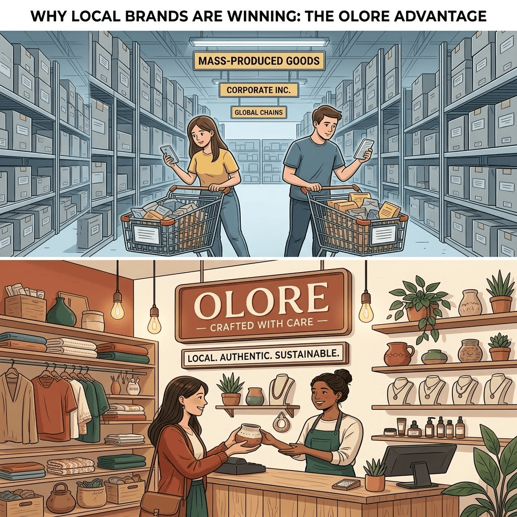 Why Local Brands Are Winning: What Sets Olore Apart from Big Names